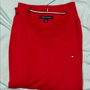 Men’s Tommy Hilfiger Red Sweater XL